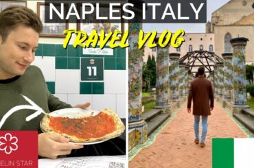 Eating MICHELIN STAR Naples Pizza & Visiting Santa Chiara | Naples Italy Travel Vlog 2022
