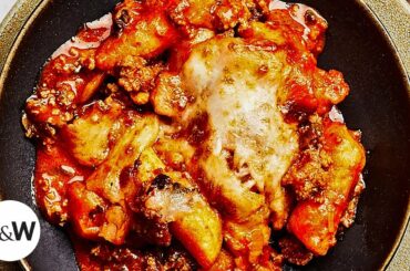 Homemade Italian Bolognese Meets Late-Night Koreatown | Crispy Rice Cake Lasagna | Food & Wine Cooks