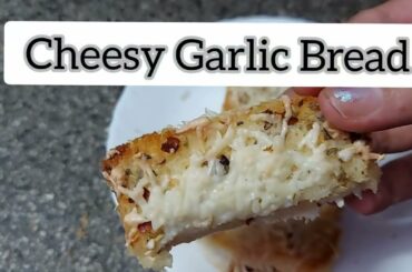 Easiest Cheesy Garlic Bread in under 15 mins #foodvideo #recipe #italianfood