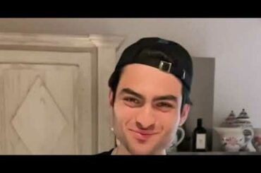 Cooking Carbonara With Matteo Bocelli