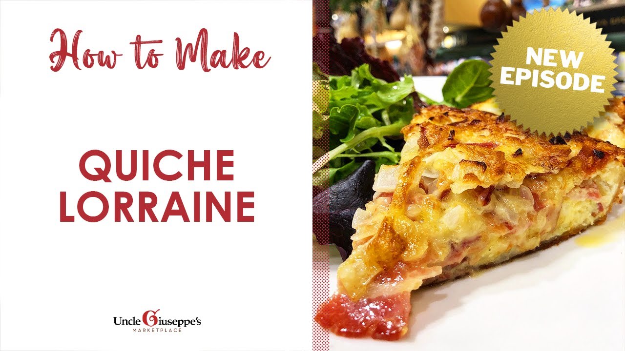 NEW EPISODE! How to Make the BEST Quiche Lorraine | Uncle Giuseppe's Recipes | UncleG.com NEW EPISODE! How to Make the BEST Quiche Lorraine | Uncle Giuseppe's Recipes | UncleG.com