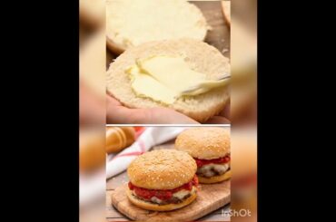 Italian#5minute#burger#recipe #at home#shorts