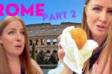ROME VLOG part 2 - Colosseum and the Vatican plus eating out.