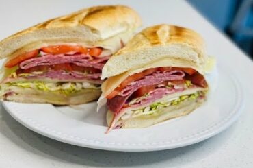 Italian Sandwich with authentic Italian dressing make it special. The best sandwich you ever tried.