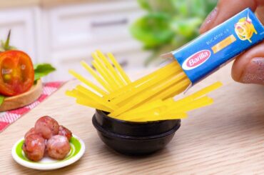 Perfect Miniature Italian Tomato Spaghetti Recipe | Yummy Tiny Food Tutorial | ASMR Tiny Cooking