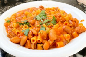 PASTA E FAGIOLI pasta & beans made in Italy - is this the most delicious dish ever?