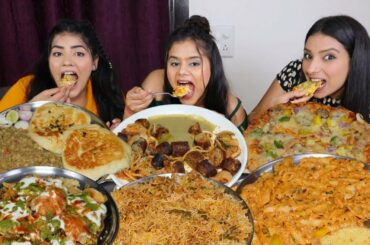 Indian Food Vs Italian Vs Mughlai Food Challenge | Chhole Kulche, Dahi Papdi, Biryani, Pasta, Pizza