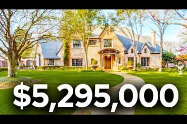 INSIDE A CLASSIC ITALIAN INSPIRED MANSION IN DALLAS TEXAS | $ 5.3M |6 Bed | 7 Bath| 7,701 sq.ft.