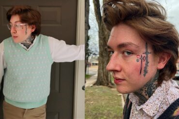 new apartment tour + getting a face tattoo