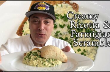 Scrambled Eggs Italian Style with Ricotta, Fresh Herbs and Parmigiano with Chef GS Argenti