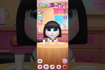 Talking Angela - Healthy food Summer Ice Cream Recipe(and Other Vegan Recipes)#shorts #youtubeshorts