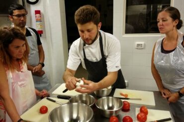 Italian Cooking Class - Preparing Tomatoes and Mushrooms
