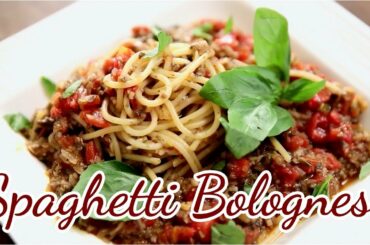 Spaghetti Bolognese Recipe: Italian Pasta Sauce, Spaghetti with Mushroom Bolognese