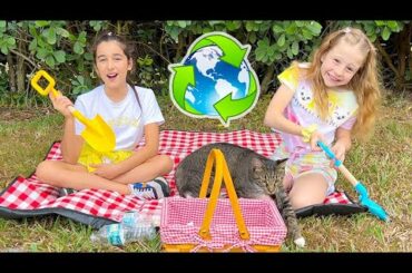 Nastya and Evelyn show how to save natural resources