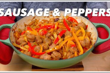 Sausage And Peppers Recipe  Glen And Friends Cooking