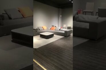 Minimalist style Interior design italy Furniture maker Lounge sofa set with Oak wood coffee table