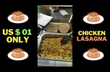 US $ 01 Chicken Lasagna Review. Italian Food. Keells Food