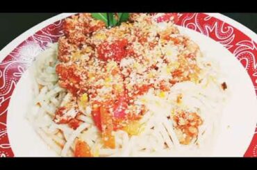 Filipino style Italian Spaghetti#cooking#blog