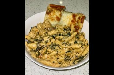 Italian Dijon Pasta w/ Homemade Cheesy Garlic Bread