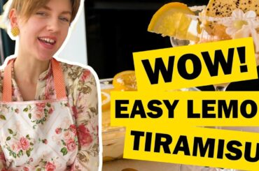 Italian Lemon Tiramisu || Easy Recipe by Penthouse Kitchen