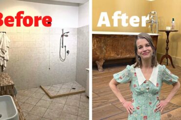 BATHROOM RENOVATION for my Little Italian House is FINISHED! (Plus I meet the Italian Mayor!)
