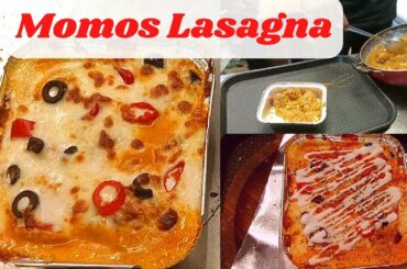 Momos Lasagna | Best food you must eat | Lasagna | Street food | Momos | Italian | Pranjal's pizza