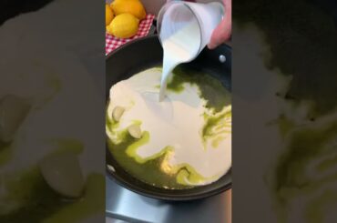 Italian food lemon macaroni