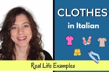 CLOTHING in Italian - Most Common Words & Expressions (for easy conversations)