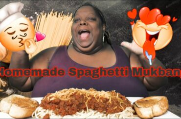 Homemade Spaghetti Mukbang | Italian Food | Eating Show
