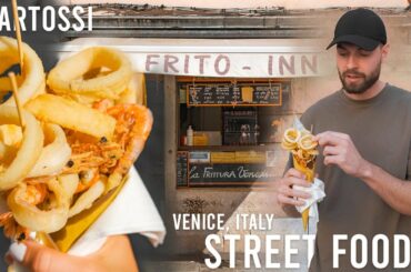 CLASSIC Italian Street Food in Venice - Fried Seafood LOVED by Locals