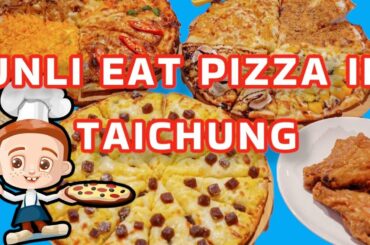 PIZZA MUKBANG|ALL YOU CAN EAT|RESTAURANT IN TAICHUNG!|@JUST JENAI Q