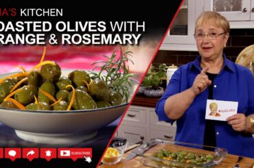 Roasted Olives with Orange and Rosemary Recipe - Lidia’s Kitchen Series