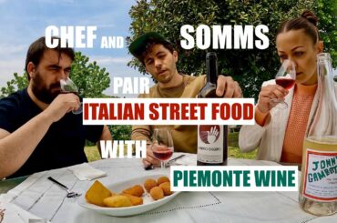 Italian Somms and Chef pair street food with Piemonte wine: a trip to the farmers' market