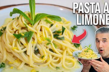How to Make PASTA al LIMONE Like an Italian (Lemon Pasta Recipe)