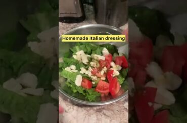 Italian Salad  With Homemade Italian Dressing