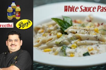Venkatesh Bhat makes White sauce Pasta |  white pasta