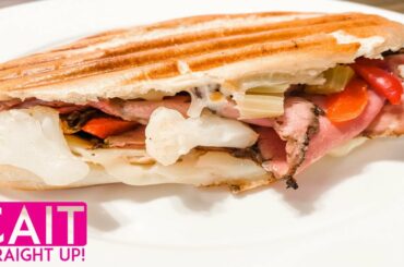 Chicago Style Italian Beef Panini Recipe | Cait Straight Up