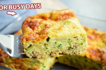 Make ahead breakfast casserole: The EASY way to get breakfast done FAST