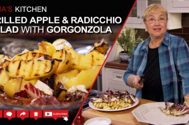 Grilled Apple and Radicchio Salad with Gorgonzola Recipe - Lidia’s Kitchen Series