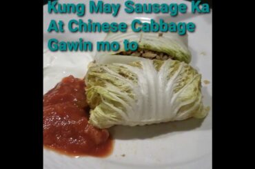 Spicy Italian Sausage  Cabbage Rolls Without  Tomatoe Sauce