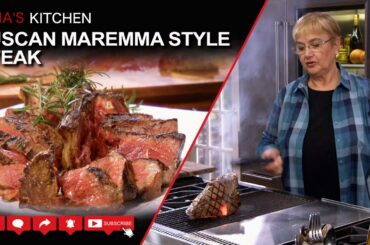 A Flavorful Tuscan Maremma Style Steak Recipe - Lidia’s Kitchen Series