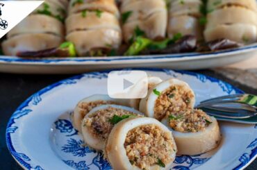 Italian Stuffed Calamari Recipe In White Wine Sauce