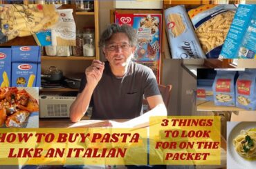 HOW TO BUY PASTA LIKE AN ITALIAN || Why Italians don't get overweight eating pasta  (Think Protein).