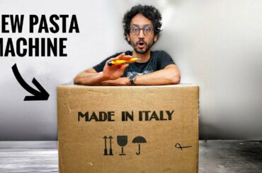 I Imported a Professional Pasta Machine From Italy (38lbs!)