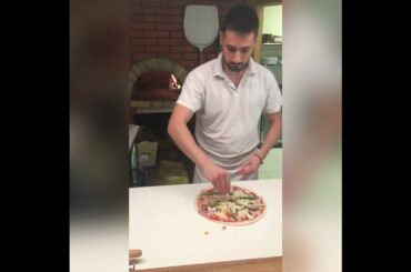 Recipe for Italian Pizza in a Wood-Fired Oven.