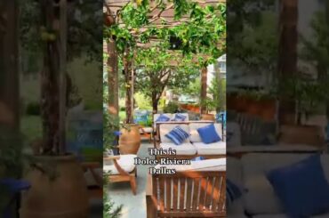 Italian Food & Amazing Outdoor Seating at Dolce Riviera Dallas