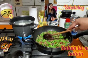 pasta con piselli//italian food//very  easy  to cook and super delicious #yzhelvlog