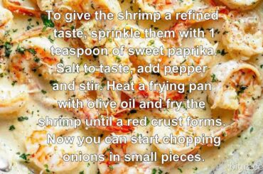 Cheese paste with shrimp in creamy wine sauce - recipe