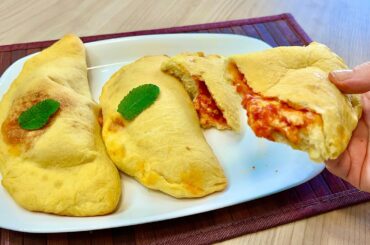 PANZEROTTI PUGLIESI AL FORNO SOFFICI E GOLOSI SUBITO PRONTI ! - Italian panzerotti pizza recipe