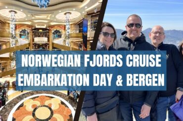 Norwegian Fjords Cruise Episode 1: Sky Princess Embarkation Day & Bergen